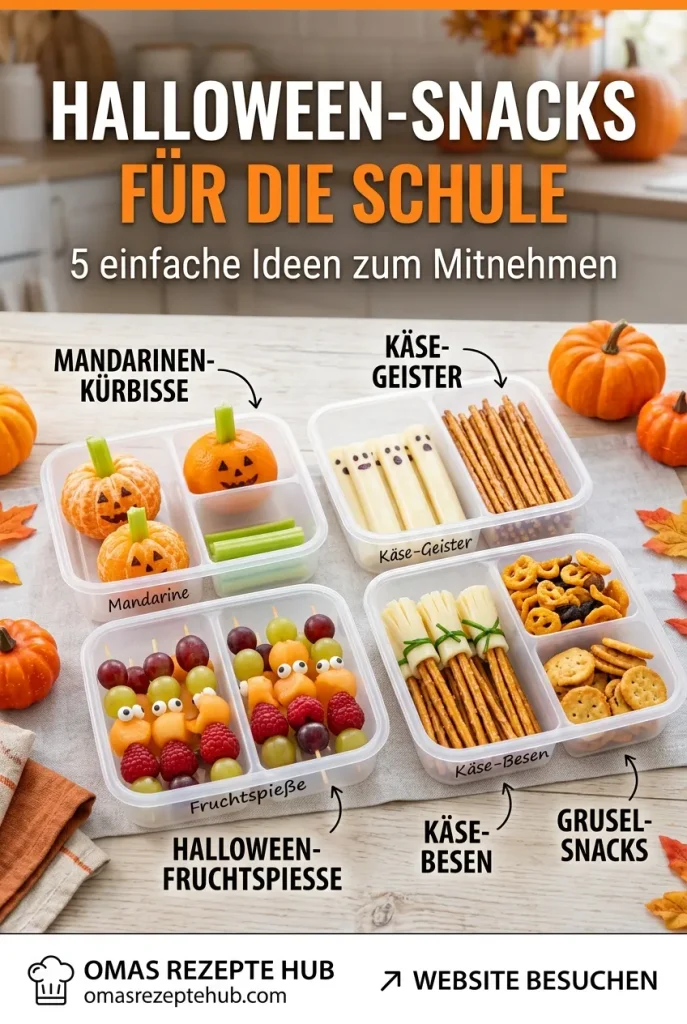 Halloween Snacks für die Schule