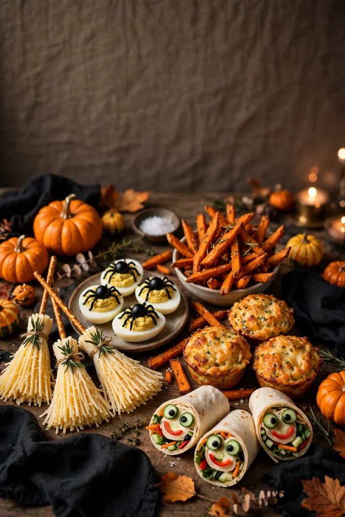 15 herzhafte Halloween Rezepte einfache Snacks für ein gruseliges Buffet
