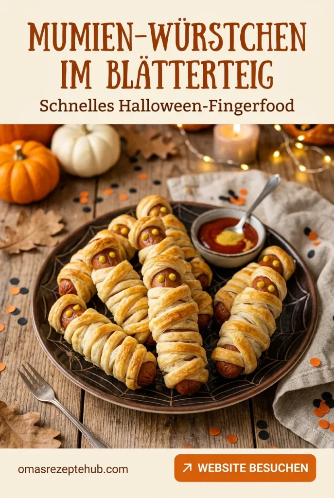 Mumien Würstchen Blätterteig