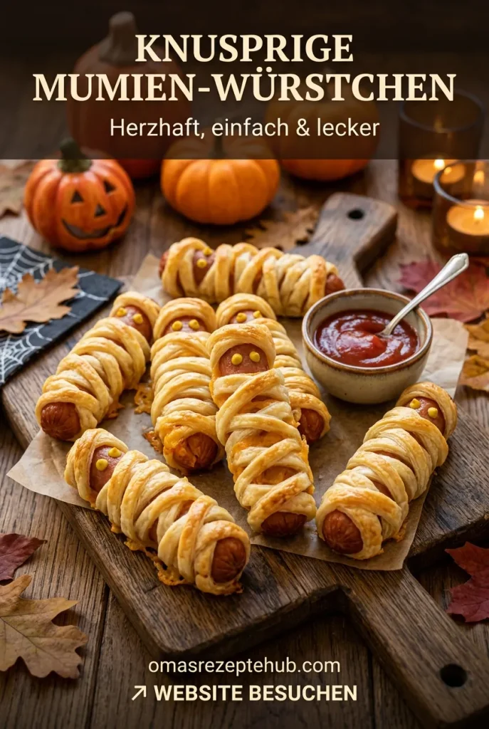 Mumien Würstchen Blätterteig