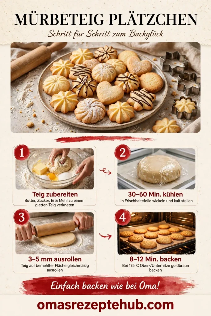 Mürbeteig Plätzchen