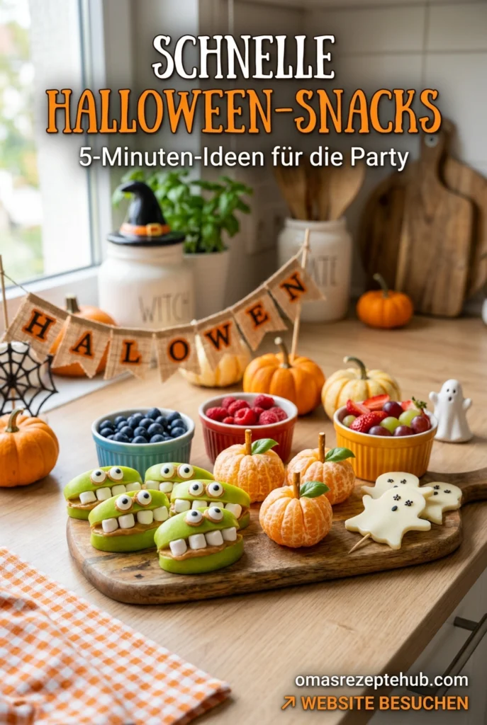 Schnelle Halloween Snacks