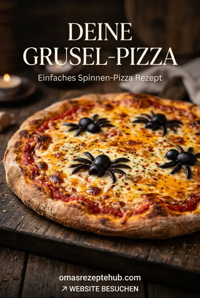 Spinnen Pizza Rezept