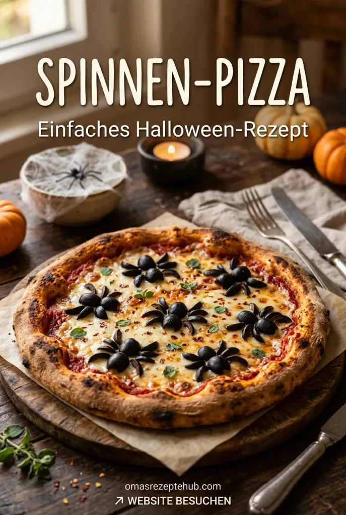 Spinnen Pizza Rezept