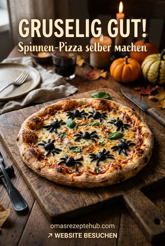 Spinnen Pizza Rezept