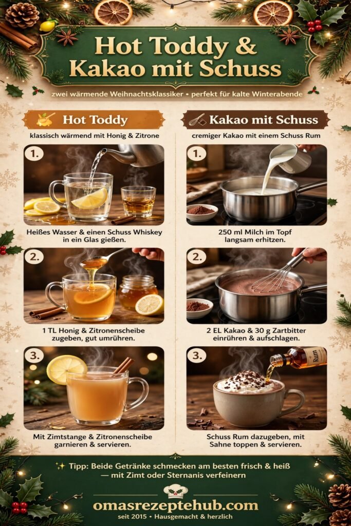 Hot Toddy und Kakao mit Schuss wie bei Oma – Warm und gemütlich